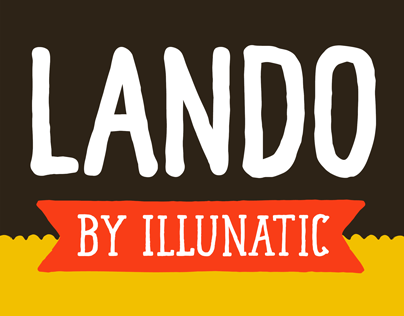 Lando – The Handmade Uppercase Typeface