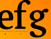 Typeface: Rutger Serif