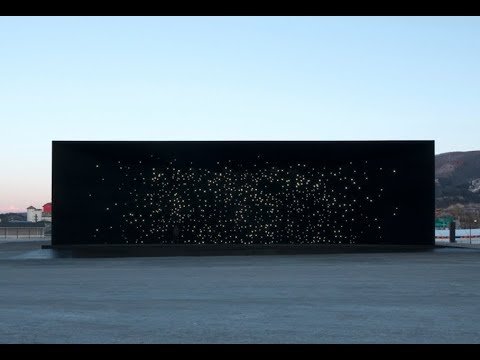 Asif Khan Unveils ‘Darkest Building on Earth’ For Winter Olympics Pavilion