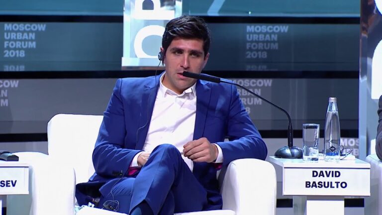 David Basulto, co-founder of ArchDaily at the Moscow Urban Forum 2018