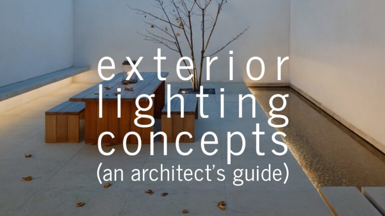 Exterior Lighting Concepts (An Architect’s Guide)