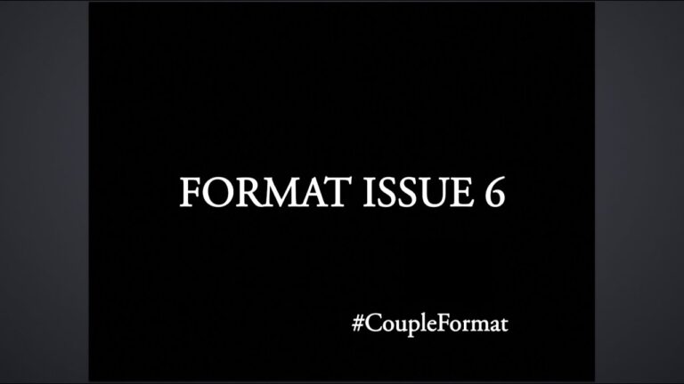 FORMAT Issue 6: Couple Format 2 – Guy Mannes-Abbott, James Westcott
