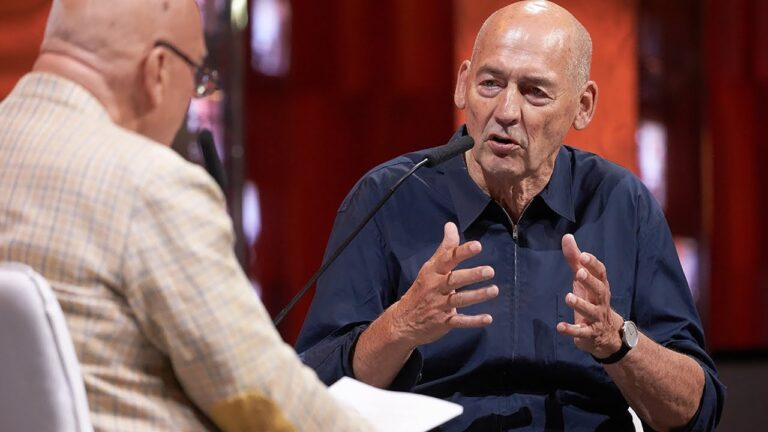 Interview with Rem Koolhaas at MUF 2018 “Moscow, Archeology of the Future” (English)