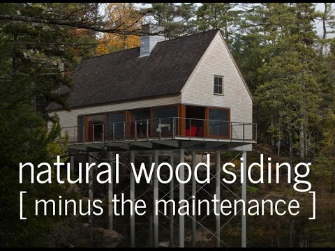 Natural Wood Siding (minus the maintenance)