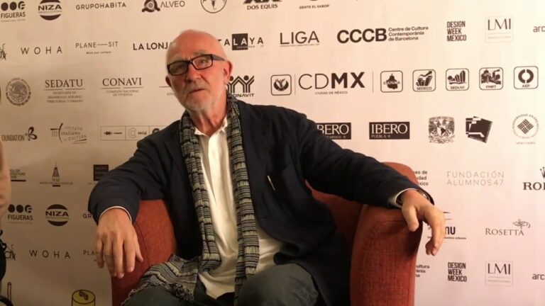 Peter Zumthor Interview @ Mextrópoli 2017