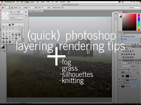 Photoshop rendering and layering tips for Night, Dusk, and Evening Renderings