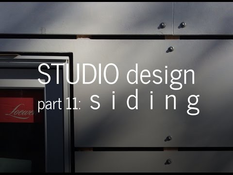 Small Studio Project – Siding + Rainscreen details (Part 11)