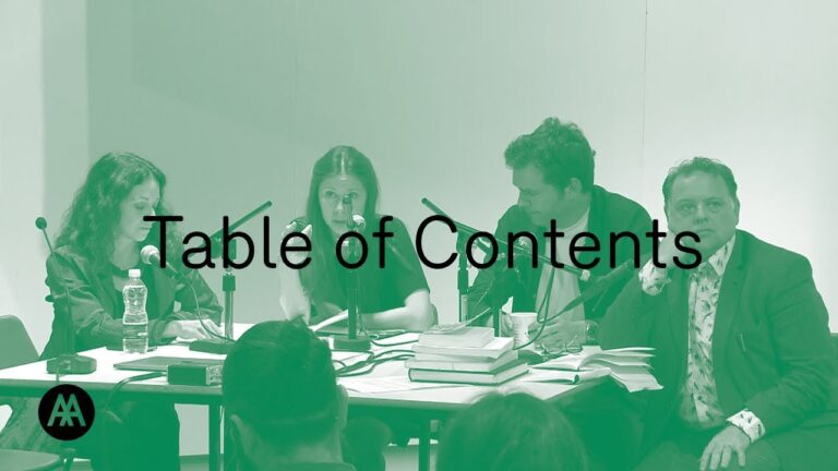 Table of Contents – PhD Symposium