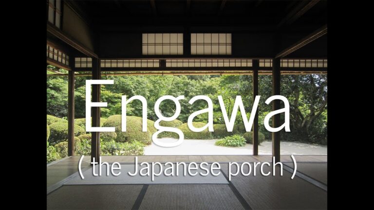 The Architecture of the Japanese Engawa or Porch