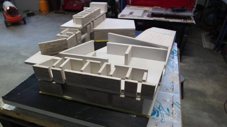 Urban Agency Builds 1:50 Concrete Model for “Human Architectures”
