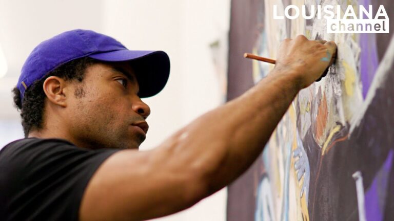 “What do you want to say on canvas?” | Artist Wardell Milan | Louisiana Channel