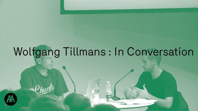 Wolfgang Tillmans : In Conversation with Marko Milovanovic