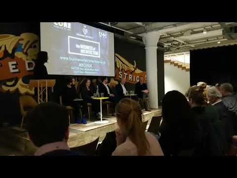Business of Architecture UK podcast launch event sneak peak.