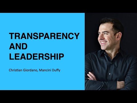359: Transparency and Leadership with Christian Giordano