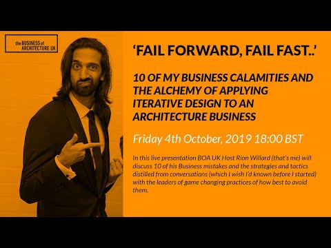 10 ARCHITECTURE BUSINESS CALAMITIES!! (Live Training)
