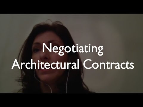 Negotiating Architect Contracts