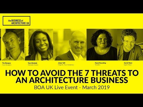 How to Avoid the 7 Threats to an Architecture Business