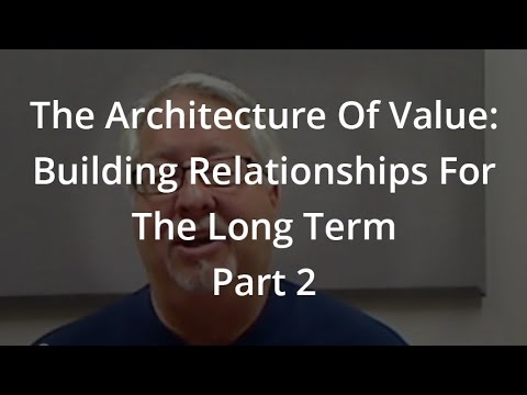 Architecture of Value Part II