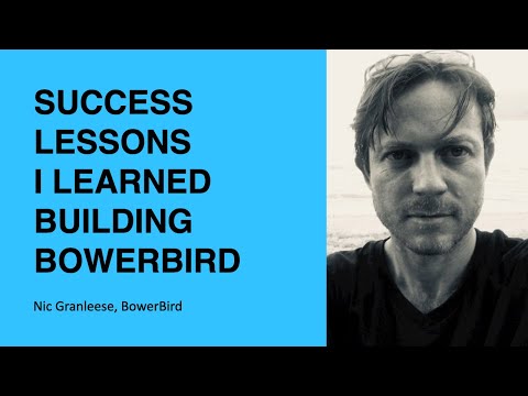 339: Success Lessons I Learned Building Bowerbird with Nic Granleese