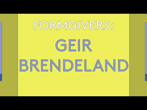 100 Day Studio: Formgivers – Geir Brendeland