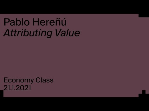Pablo Hereñú: Attributing Value