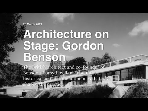 Gordon Benson: Architecture on Stage