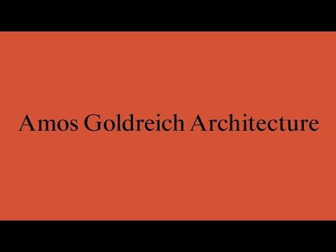 New Architects 4: Amos Goldreich Architecture