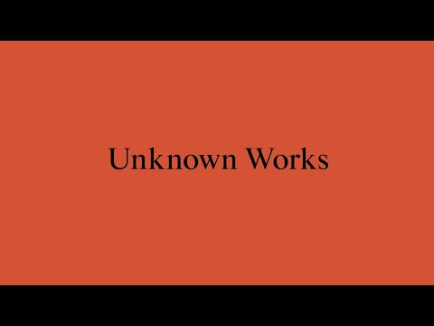 New Architects 4: Unknown Works