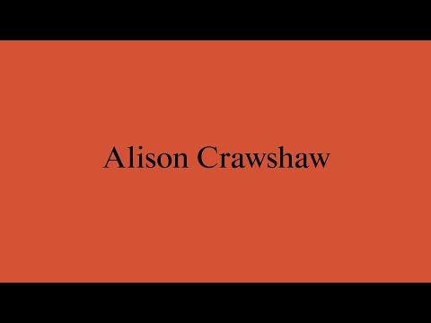 New Architects 4: Alison Crawshaw