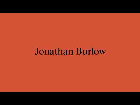 New Architects 4: Jonathan Burlow