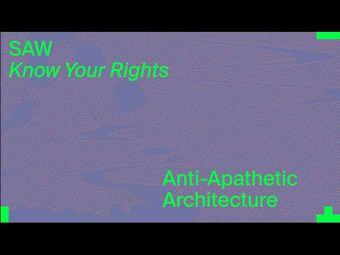 MASS Lecture: Section of Architecture Workers (SAW)