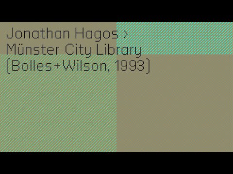 Münster City Library: Peter Wilson of Bolles+Wilson on the role of libraries with Jonathan Hagos