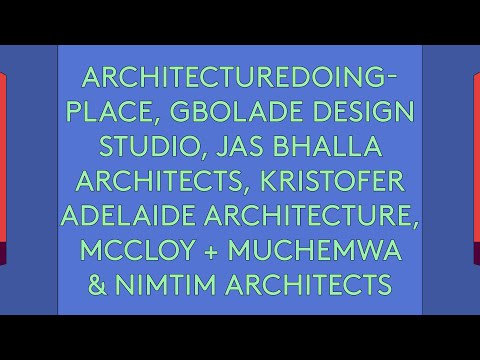 100 Day Studio: Housing for a Better World