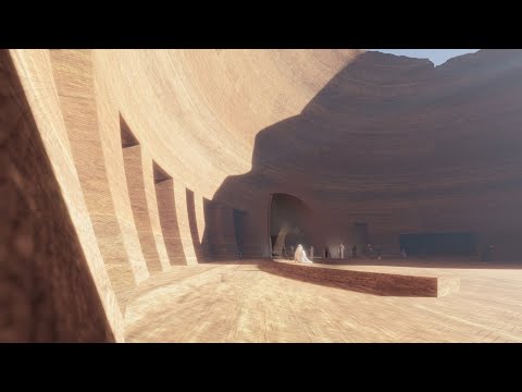 Jean Nouvel reveals cave resort in Saudi Arabia’s AlUla desert