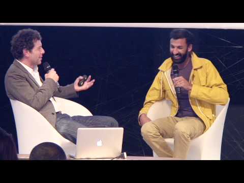 Asif Khan at Dezeen Live