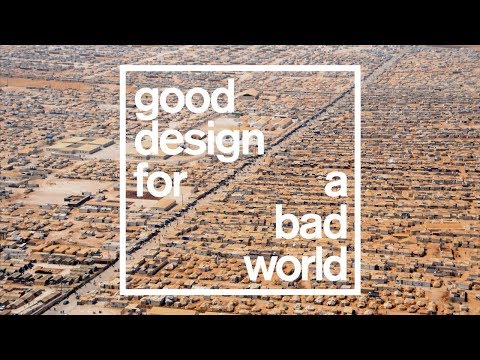 Highlights of Dezeen’s talk on refugees for Good Design for a Bad World