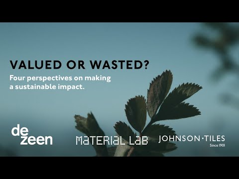 Live talk on waste and sustainability for Johnson Tiles | Talks | Dezeen