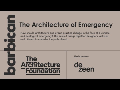 The Architecture of Emergency climate summit | Talks | Dezeen