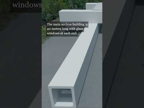 Nendo stacks concrete tunnels to create archive and guesthouse | #Shorts | Dezeen