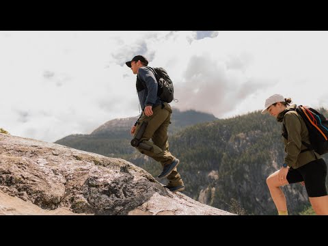 “World’s first powered pants” by Arc’teryx and Skip give hikers a boost as they walk