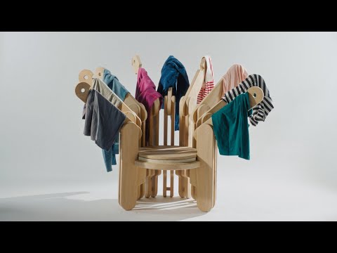 The Rewear Chair is an “organised and stylish” take on the humble laundry chair