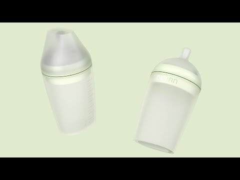 Blond designs hygienic Borrn baby bottle that adapts as the child grows