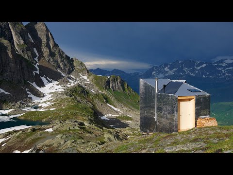 Running brand On creates zero-impact mountain hut in Swiss Alps