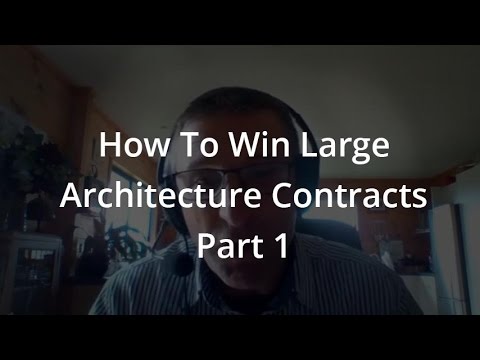 110: How To Win Large Architecture Contracts